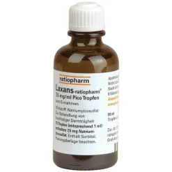 Ratiopharm Laxans-® 7,5 mg/ml Pico Tropfen zum Einnehmen, 50 ml- Abführmittel