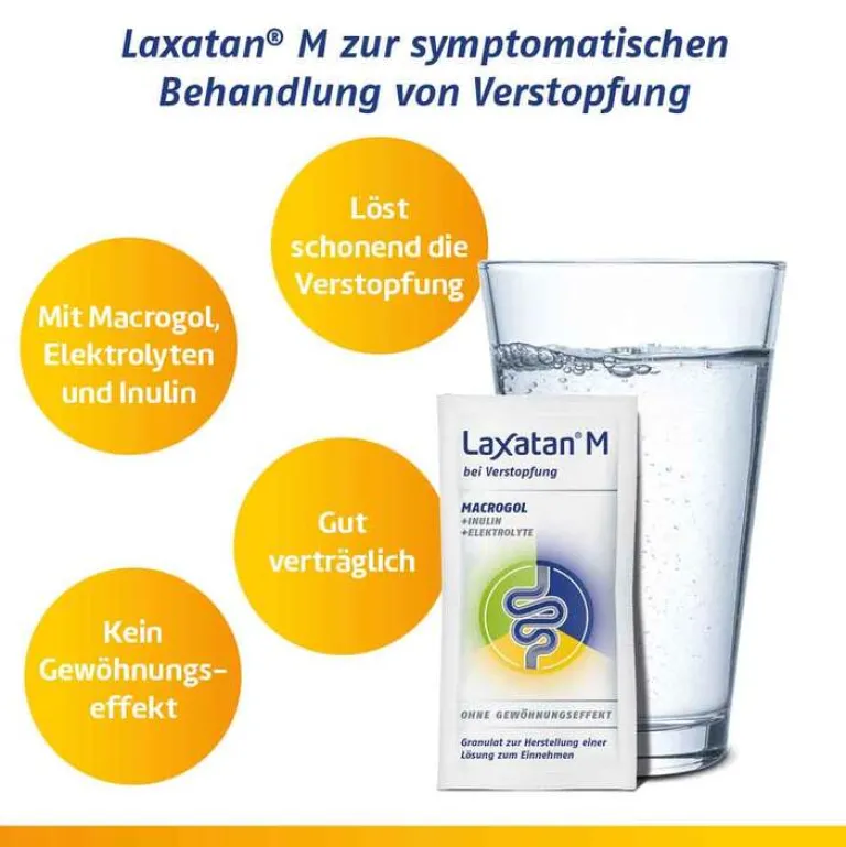 Laxatan M Granulat zur Herstellung einer Suspension zum Einnehmen , 10 St- Abführmittel