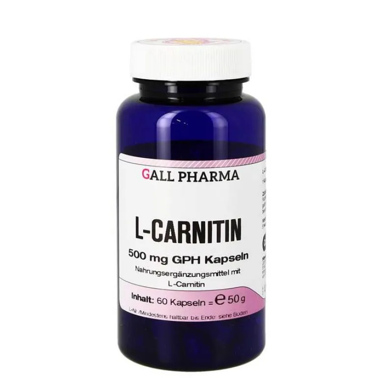 Hecht Pharma Carnitin|Aminosäuren-L-Carnitin 500 mg GPH Kapseln, 60 St