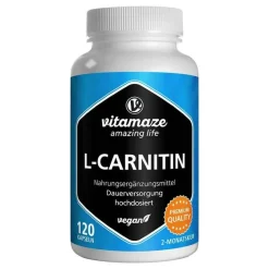 Vitamaze L-Carnitin 680 mg vegan Kapseln, 120 St- Carnitin|Aminosäuren