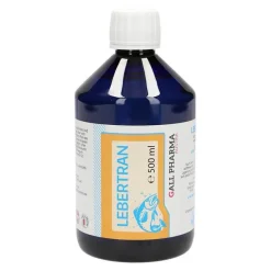 Hecht Pharma Omega 3 Kapseln-Lebertran, 500 ml