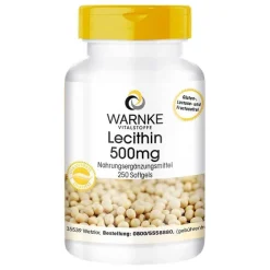 Warnke Lecithin|Lecithin-Lecithin 500 mg Kapseln, 250 St