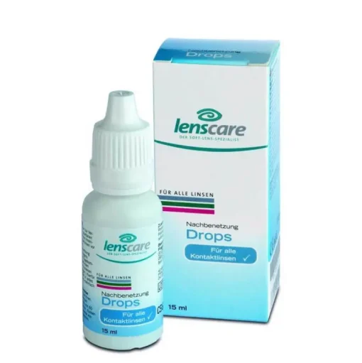 Lenscare Pflegemittel-Drops Lösung, 15 ml