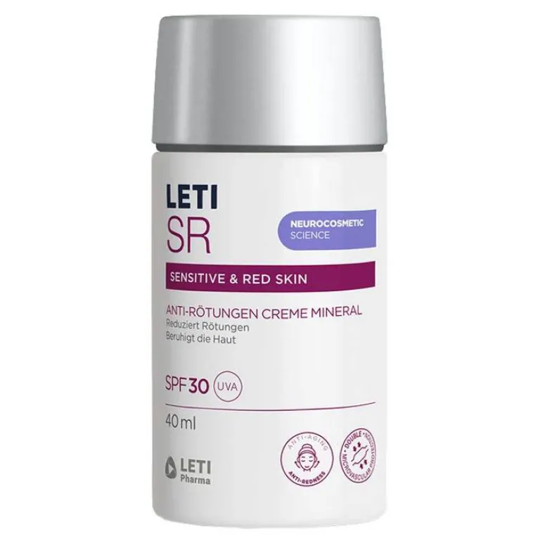 Leti Rötungen-SR Anti-Rötungen Creme Mineral SPF 30, 40 ml
