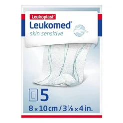 Leukomed ® skin sensitive 8x10 cm, 5 St- Sterilpflaster