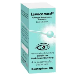 Levocamed Augentropfen Allergie-0,5 mg / ml Augentropfen Suspension, 4 ml