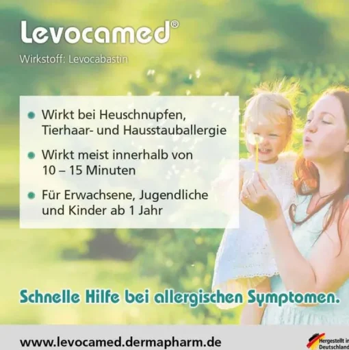 Levocamed Kombi 0,5 mg / ml AT + 0,5 mg / ml Nasenspray , 1 St- Kombipackungen