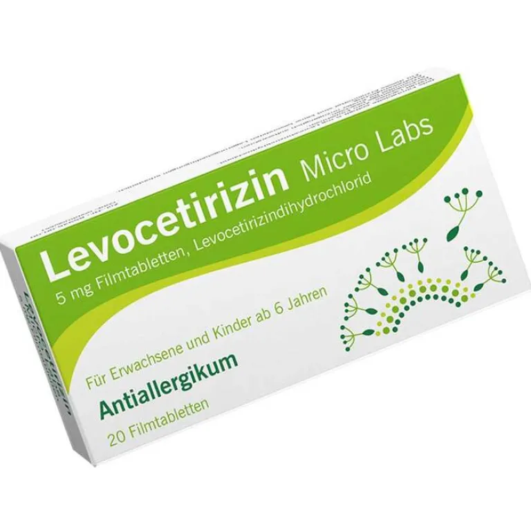 Levocetirizin 5 mg Filmtabletten, 20 St^Micro Labs