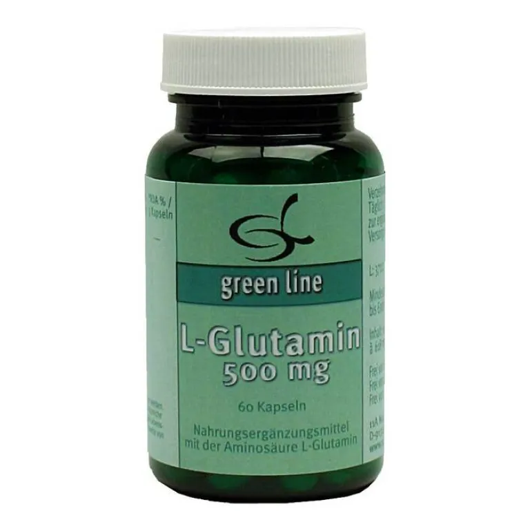 Green line Nutritheke L-Glutamin 500 mg Kapseln, 60 St- Aminosäuren