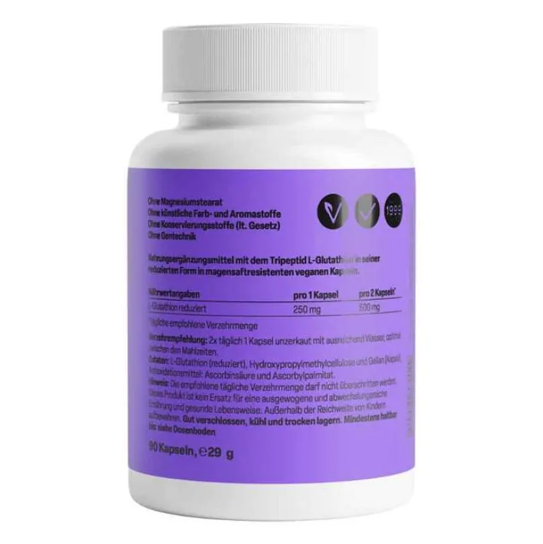 Zein Pharma Glutathion|Aminosäuren-L-Glutathion reduziert Kapseln 250 mg, 90 St