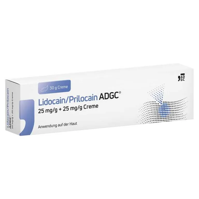 ADGC Lidocain / Prilocain 25 mg / g + 25 mg / g Creme, 30 g- Lidocain
