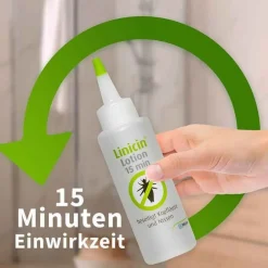 Linicin ® Lotion 15 min ohne Läusekamm, 100 ml-Kinder Läusemittel|Läuseshampoo