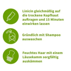 Linicin ® Lotion 15 min ohne Läusekamm, 100 ml-Kinder Läusemittel|Läuseshampoo