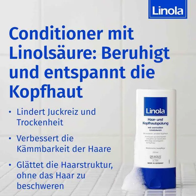 Linola Haar- und Kopfhautspülung, 200 ml- Spülungen & Lotionen|Kopfhautpflege