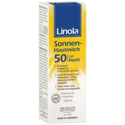Sonnen-Hautmilch LSF 50, 100 ml^Linola Hot