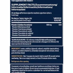 Liposomal Vitamin C 1000 mg Natriumascorbat Fle, 120 ml^Life Extension Europe Outlet