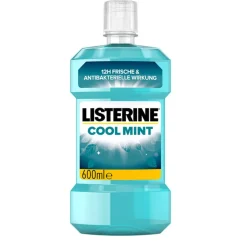 Listerine Mundspülung|Mundpflege-Cool Mint Lösung, 600 ml