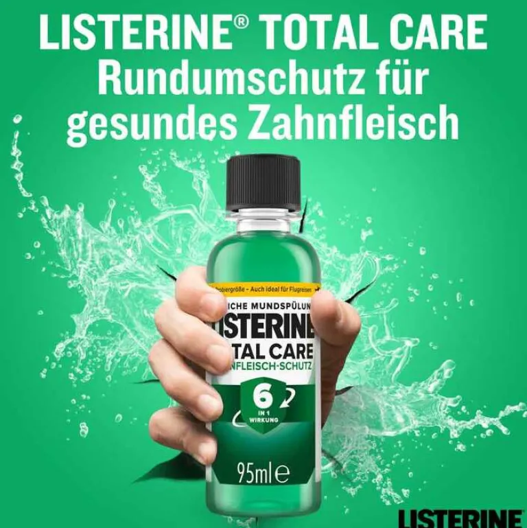 Listerine Mundspülung-Total Care Zahnfleisch-Schutz Mundspül., 95 ml