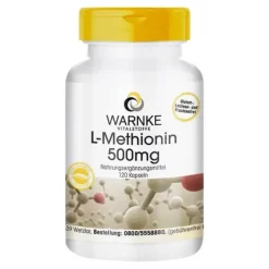 Warnke L-Methionin Kapseln, 120 St- Aminosäuren