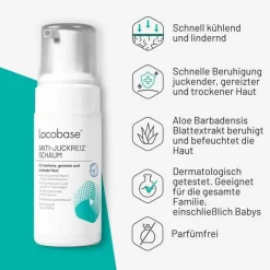 Locobase Anti-Juckreiz Schaum de / AT, 100 ml- Trockene & Sensible Haut