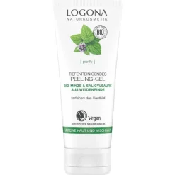 Logona Purify tiefenreinigendes Peeling-Gel, 100 ml^ New