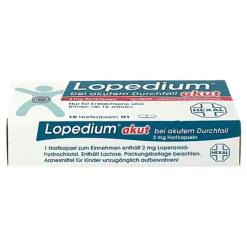 Lopedium akut bei akutem Durchfall Hartkapseln, 10 St- Durchfallmittel