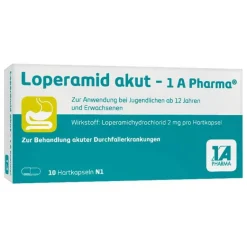 Loperamid akut – 1 A Pharma® Hartkapseln, 10 St^1A Pharma Discount