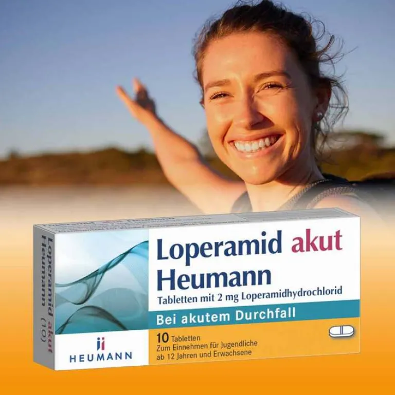 Loperamid akut Tabletten, 10 St^Heumann Best