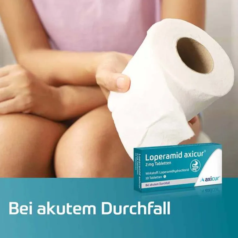 Loperamid ® 2 mg Tabletten, 10 St^axicur New