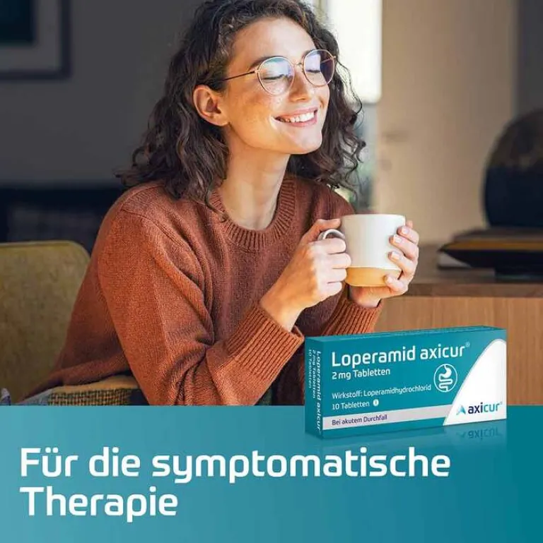 Loperamid ® 2 mg Tabletten, 10 St^axicur New