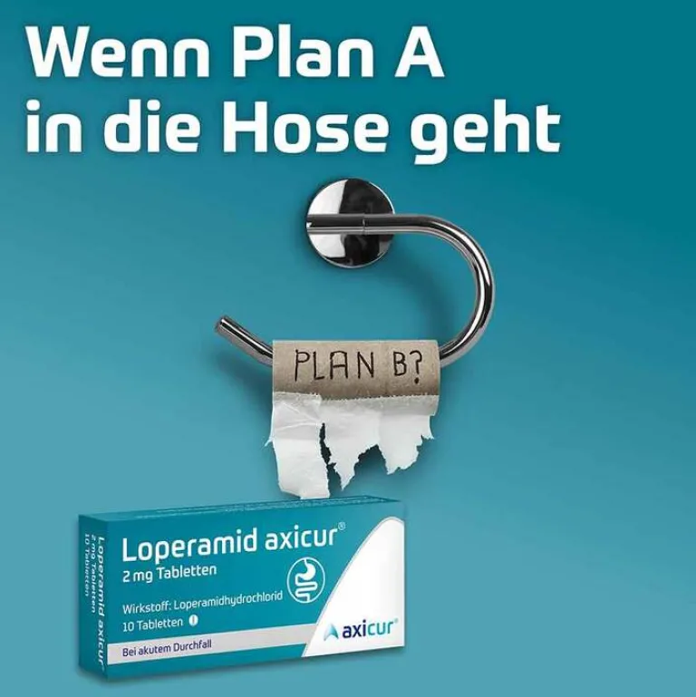 Loperamid ® 2 mg Tabletten, 10 St^axicur New