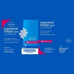 Stada Durchfallmittel-Loperamid ® akut 2 mg Hartkapseln, 10 St