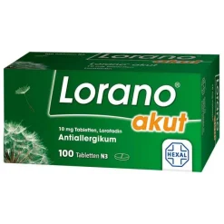 Lorano Loratadin|Allergie Tabletten-akut 10 mg Tabletten, 100 St