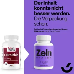 Zein Pharma L-Ornithin Kapseln, 120 St- Aminosäuren