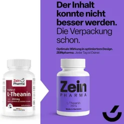 Zein Pharma L-Theanin Natural 250 mg Kapseln Zeinpharma, 90 St- Aminosäuren