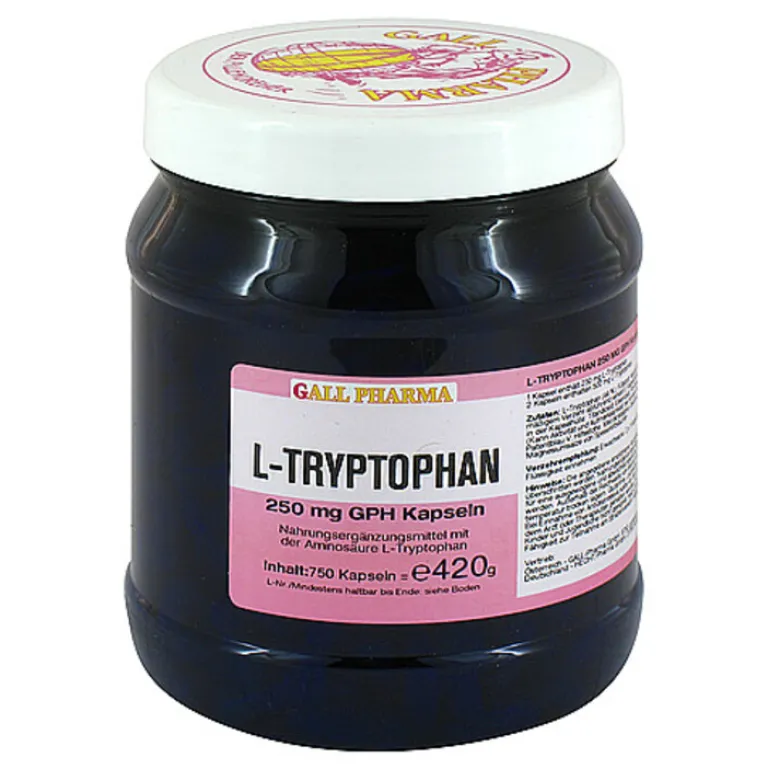 L-Tryptophan 250 mg GPH Kapseln, 750 St- Muskulatur|Aminosäuren