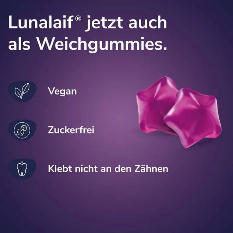 Lunalaif Guter Schlaf Gummies, 30 St- Melatonin Tabletten