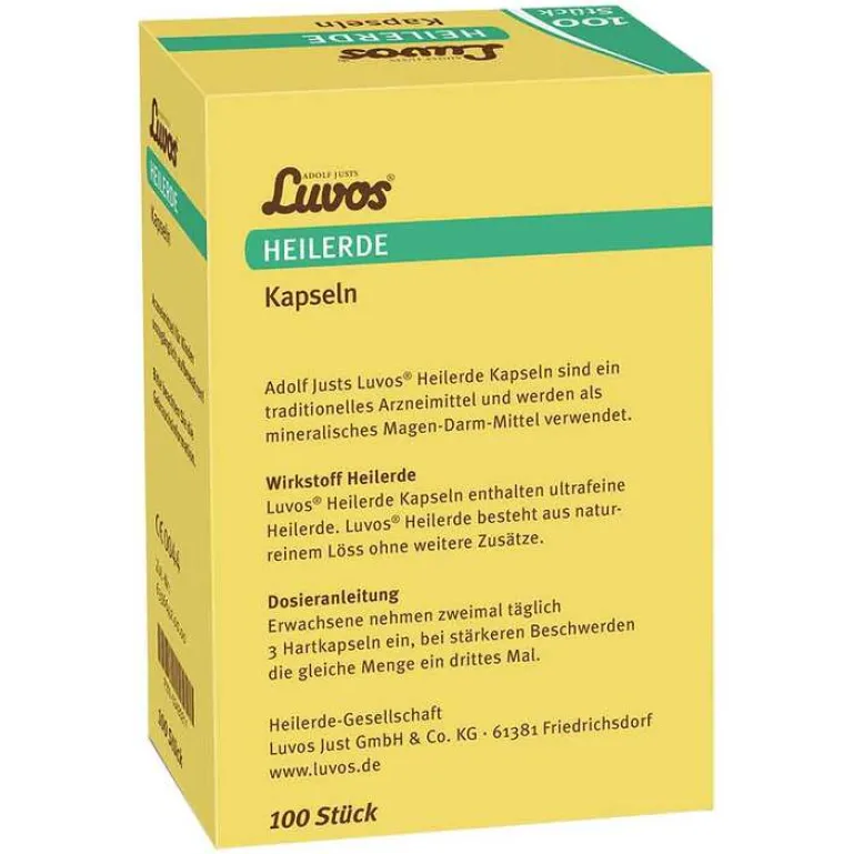 Luvos Heilerde|Sodbrennen Medikamente-Heilerde Kapseln, 100 St