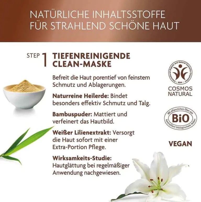 Luvos Heilerde|Gesichtsmasken-Heilerde Relax Booster & Clean Maske 2 + 7,5ml, 1 P