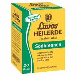 Luvos Heilerde ultrafein akut Sodbrennen Pulver Beutel , 20X6.5 g- Sodbrennen Medikamente