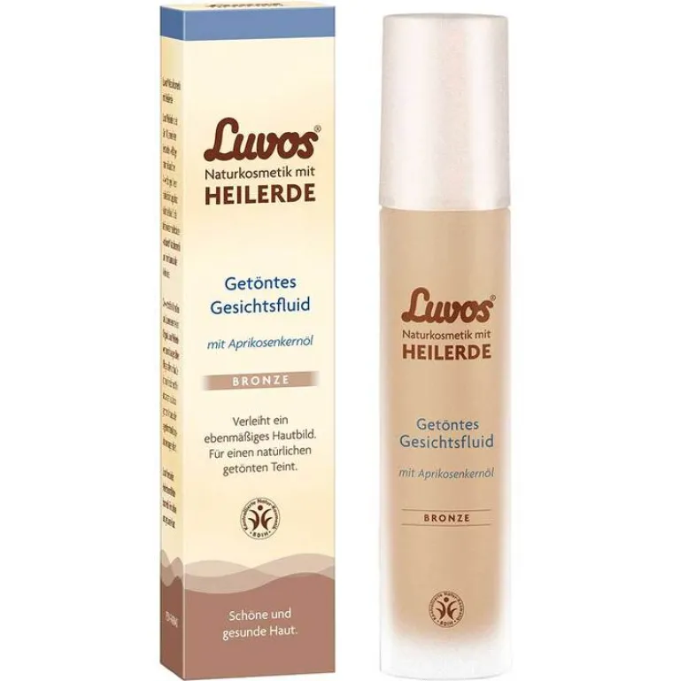 Naturkosmetik getöntes Gesichtsfluid bronze, 50 ml^Luvos Best