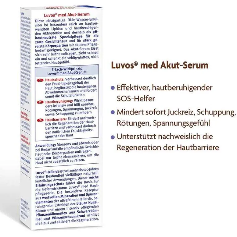 Luvos Naturkosmetik Med Akutserum, 50 ml- Seren Und Fluide|Gesichtspflege