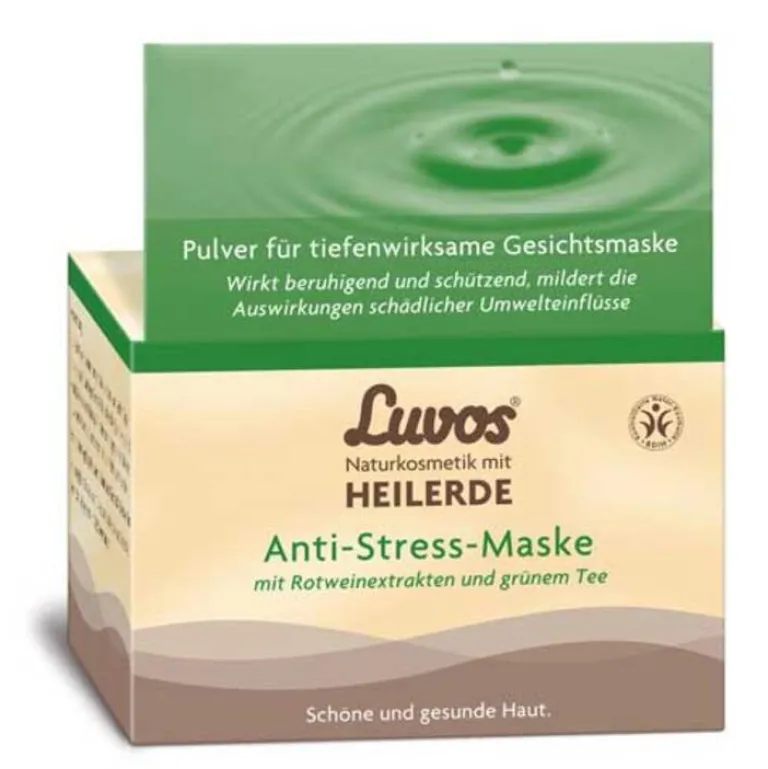 Luvos Pulvermaske Anti Stress z.Anrühren, 90 g- Gesichtsmasken Für Ein Gepflegtes Hautbild