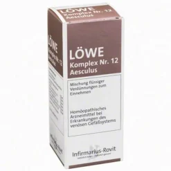 Infirmarius Infirmarius-Löwe Komplex Nr.12 Aesculus Tropfen, 100 ml