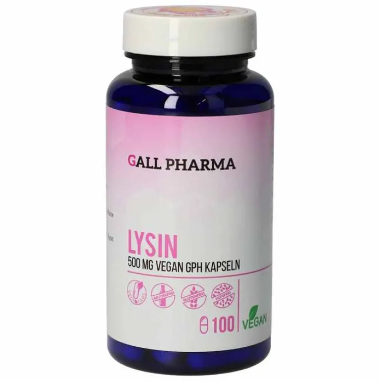 Aminosäuren-Lysin 500 mg vegan GPH Kapseln, 100 St
