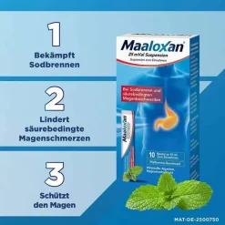 25 mVal Suspension, 50X10 ml^Maaloxan Hot