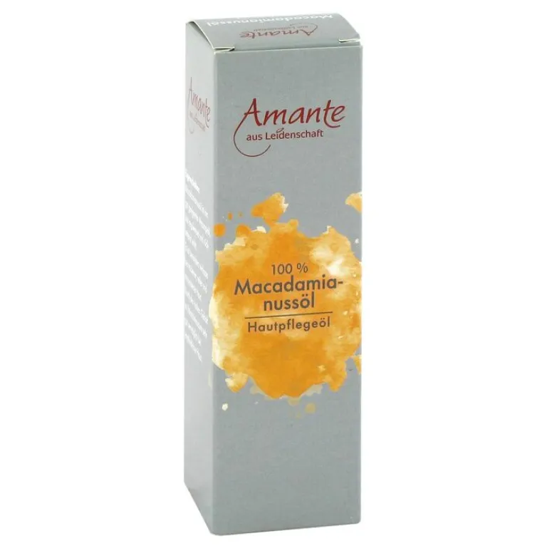 Henry Lamotte Macadamianussöl 100% rein Hautpflegeöl Amante, 100 ml- Körperöle