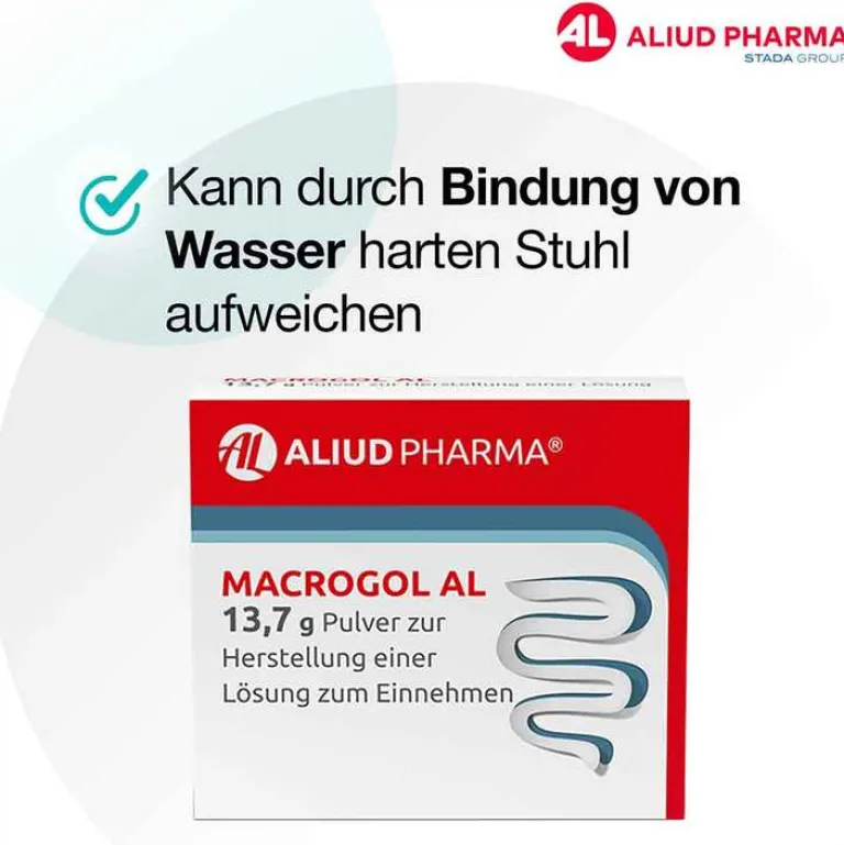 Aliud Pharma MACROGOL AL Pulver zur Herstellung einer Lösung , 100 St- Abführmittel
