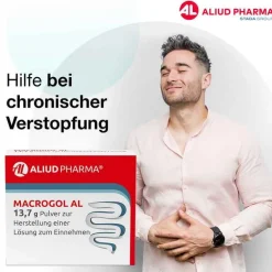 Aliud Pharma MACROGOL AL Pulver zur Herstellung einer Lösung, 50 St- Abführmittel