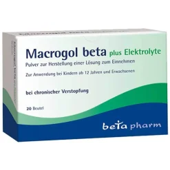 Beta Macrogol plus Elektrolyte Pulver, 20 St- Abführmittel